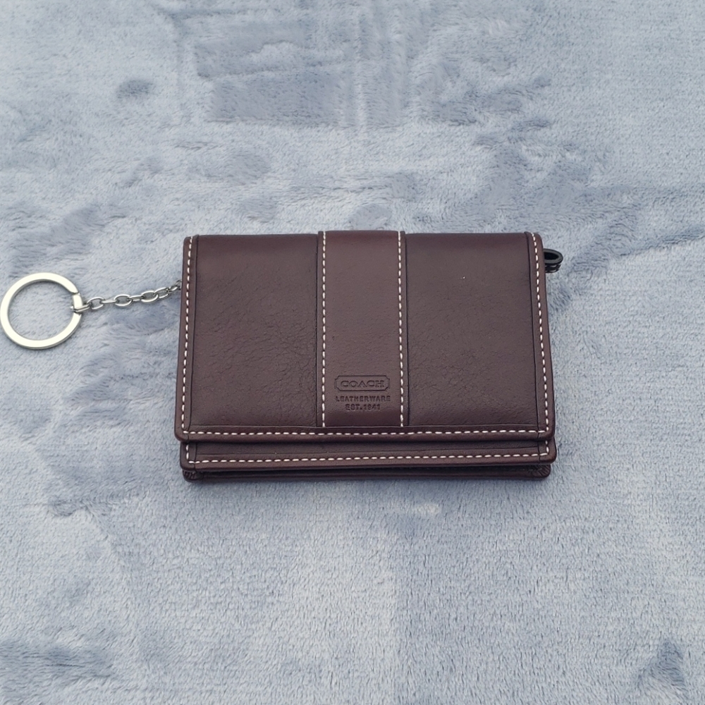 Leather Coach wallet